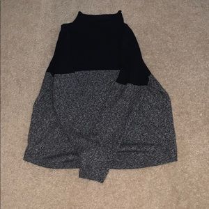 old navy black and grey turtleneck sweater